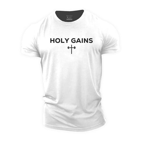 Men's Holy Gains Cotton T-Shirt